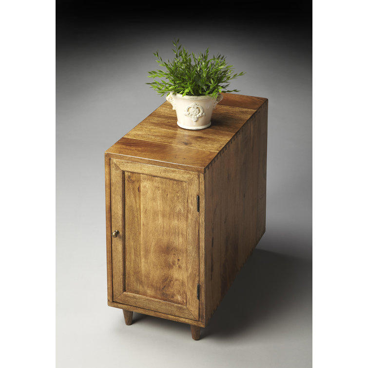 Modern Expressions Chairside Chest with Brass Hardware