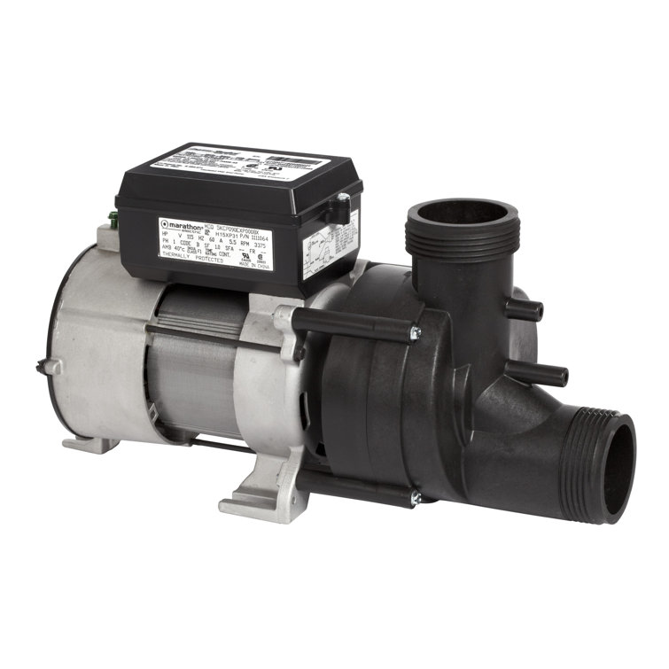 Heavy-Duty Black and Silver High-Performance Water Pump
