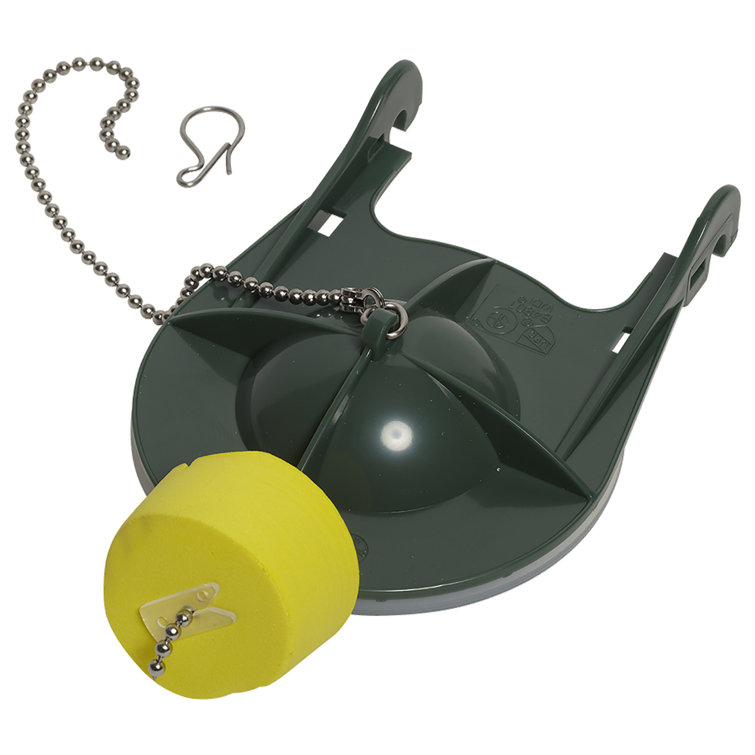 Green and Yellow Plastic Flapper Assembly with Float