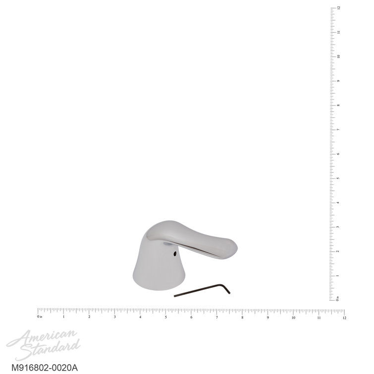 Polished Chrome Lever Handle for Bathtub Faucet