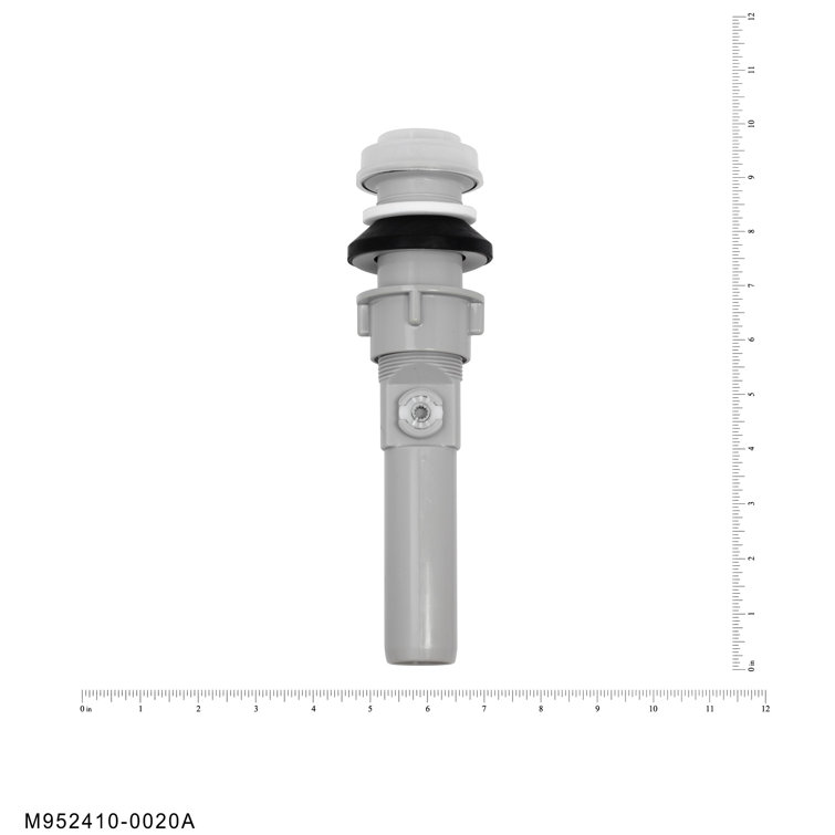 10-Inch Polished Chrome Drain Assembly