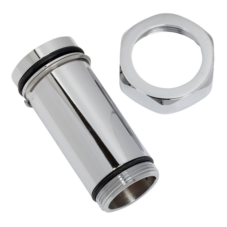 Adjustable Polished Chrome Tailpiece for Urinals