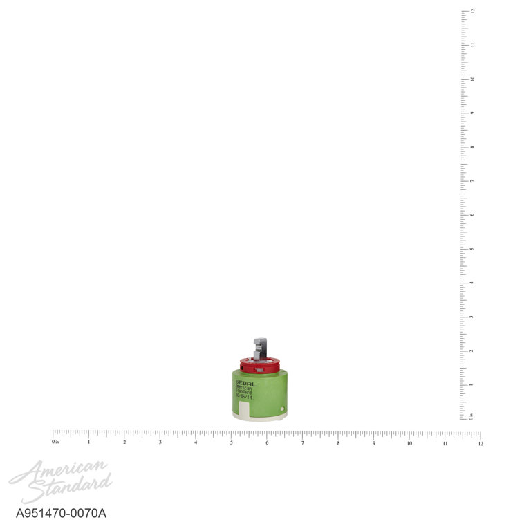 American Standard Green and Red Plastic Faucet Cartridge