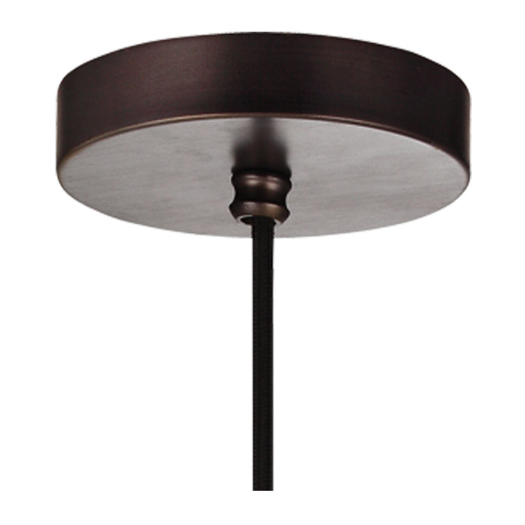 Doyle Oil Rubbed Bronze Mini Globe Pendant with Clear Glass Shade