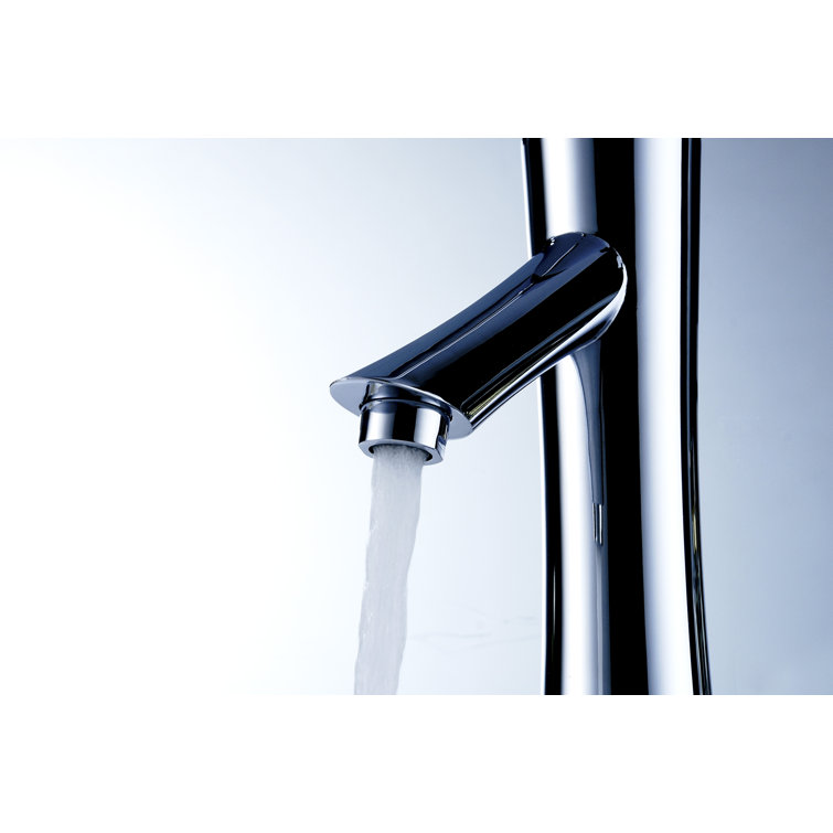 Sage Polished Chrome Single-Handle Bathroom Faucet with Drain Assembly