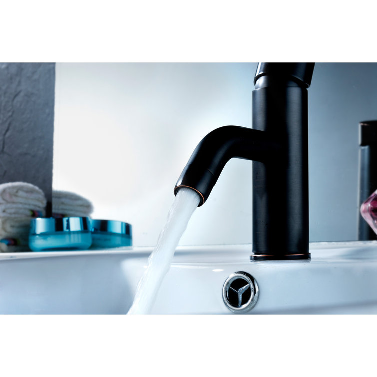 Bravo Low-Arc Solid Brass Bathroom Faucet in Oil Rubbed Bronze