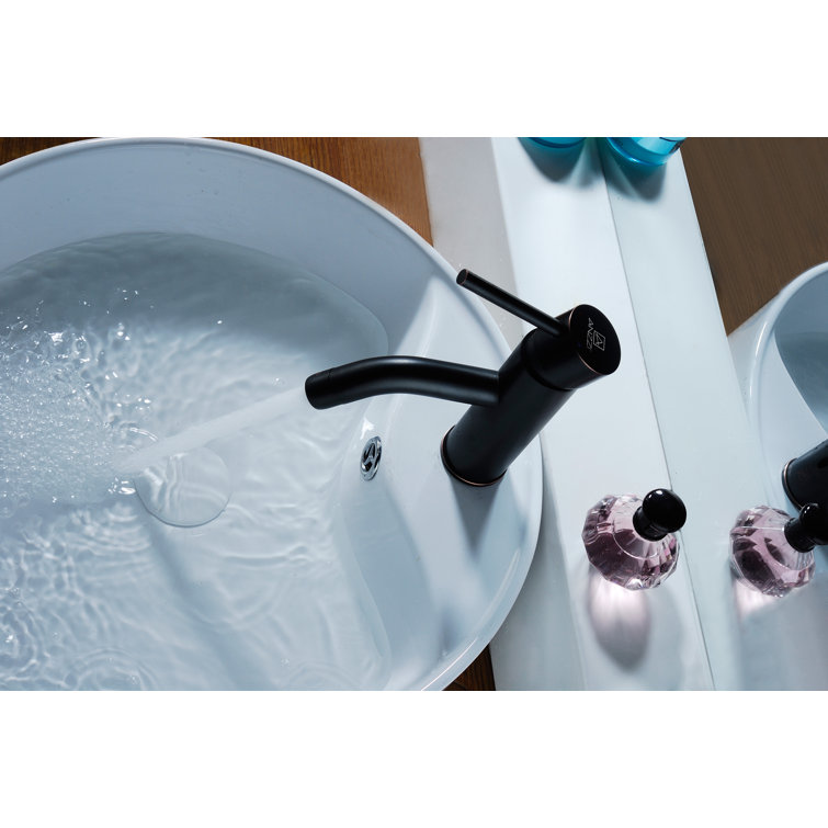 Bravo Low-Arc Solid Brass Bathroom Faucet in Oil Rubbed Bronze
