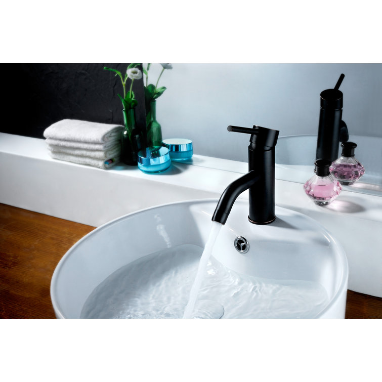 Bravo Low-Arc Solid Brass Bathroom Faucet in Oil Rubbed Bronze