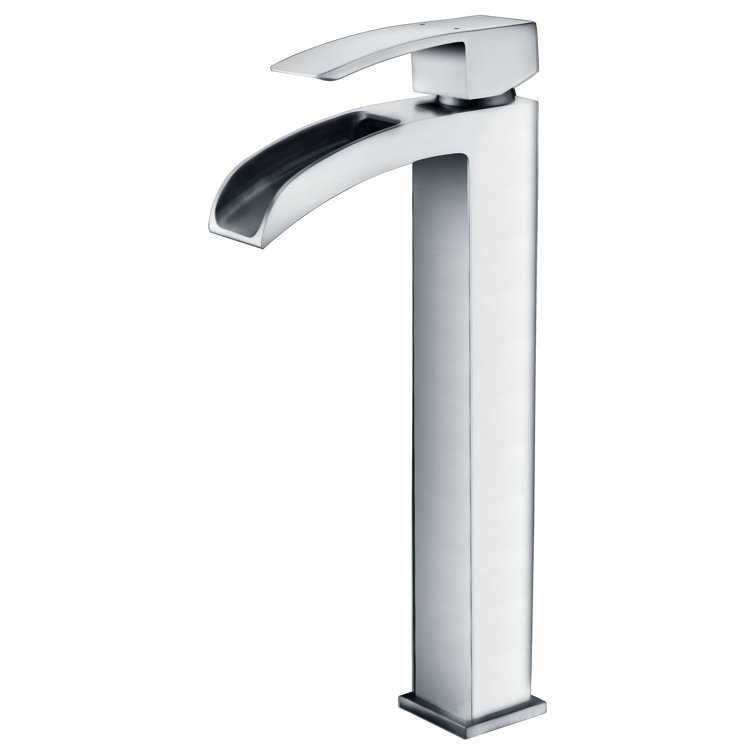 Lustrous Polished Chrome Single-Handle Vessel Bathroom Faucet