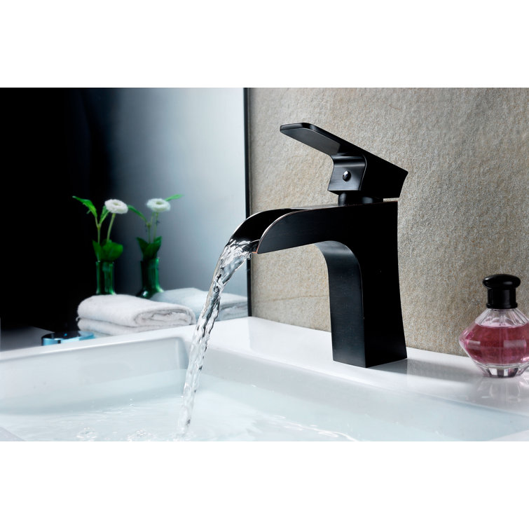 Oil Rubbed Bronze Single-Handle Bathroom Faucet
