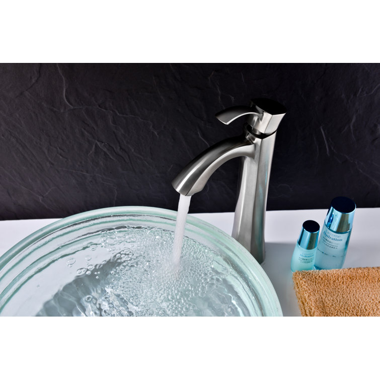 Harmony Series Brushed Nickel Minimalist Vessel Bathroom Faucet