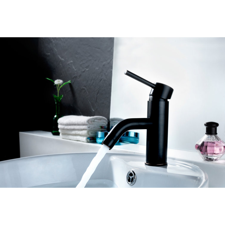 Bravo Low-Arc Solid Brass Bathroom Faucet in Oil Rubbed Bronze