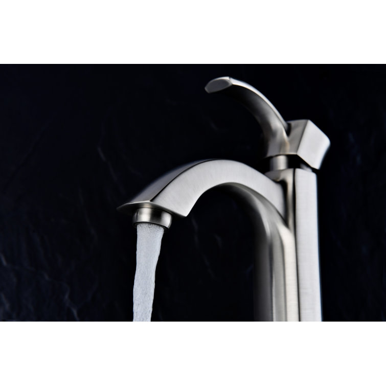 Harmony Series Brushed Nickel Minimalist Vessel Bathroom Faucet
