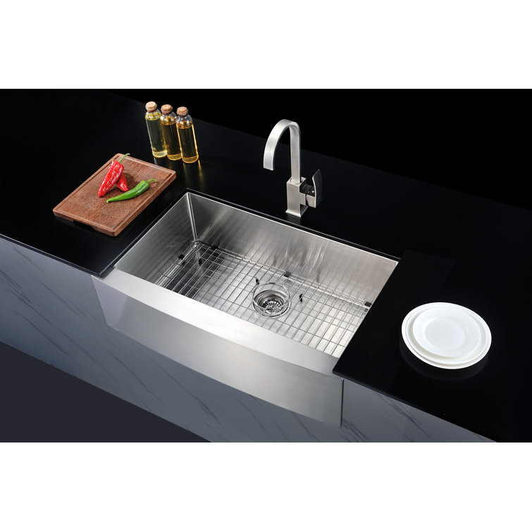 Elysian 36'' Stainless Steel Farmhouse Kitchen Sink