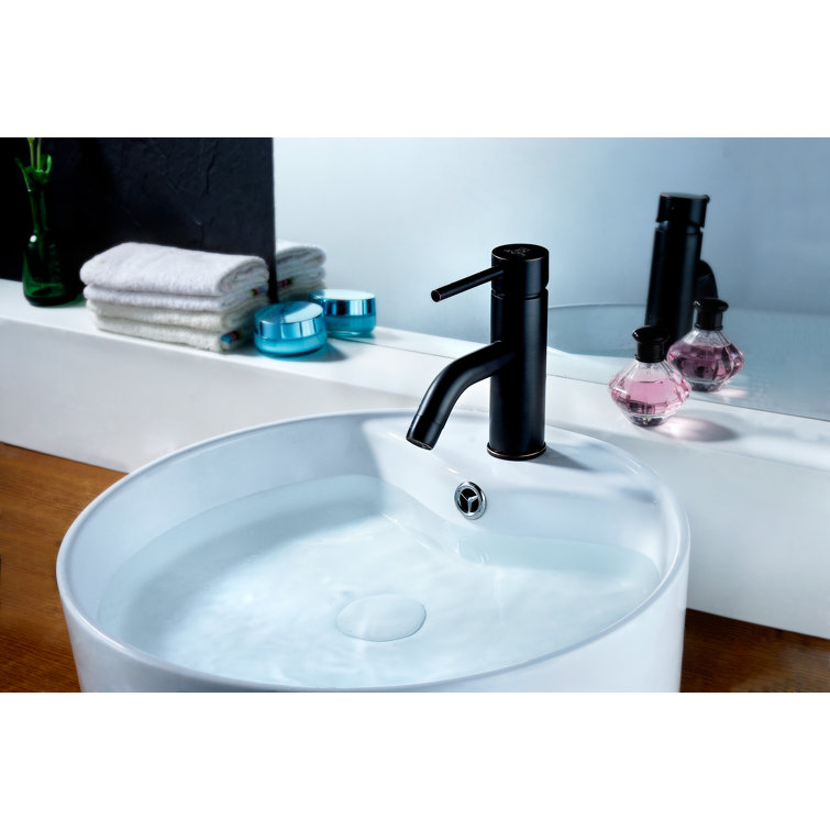 Bravo Low-Arc Solid Brass Bathroom Faucet in Oil Rubbed Bronze