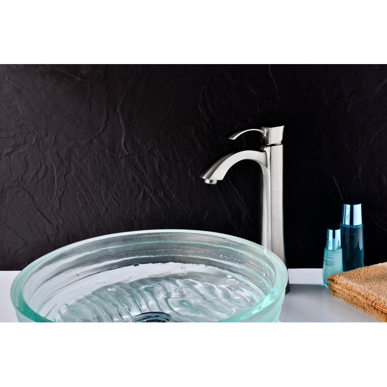 Harmony Series Brushed Nickel Minimalist Vessel Bathroom Faucet