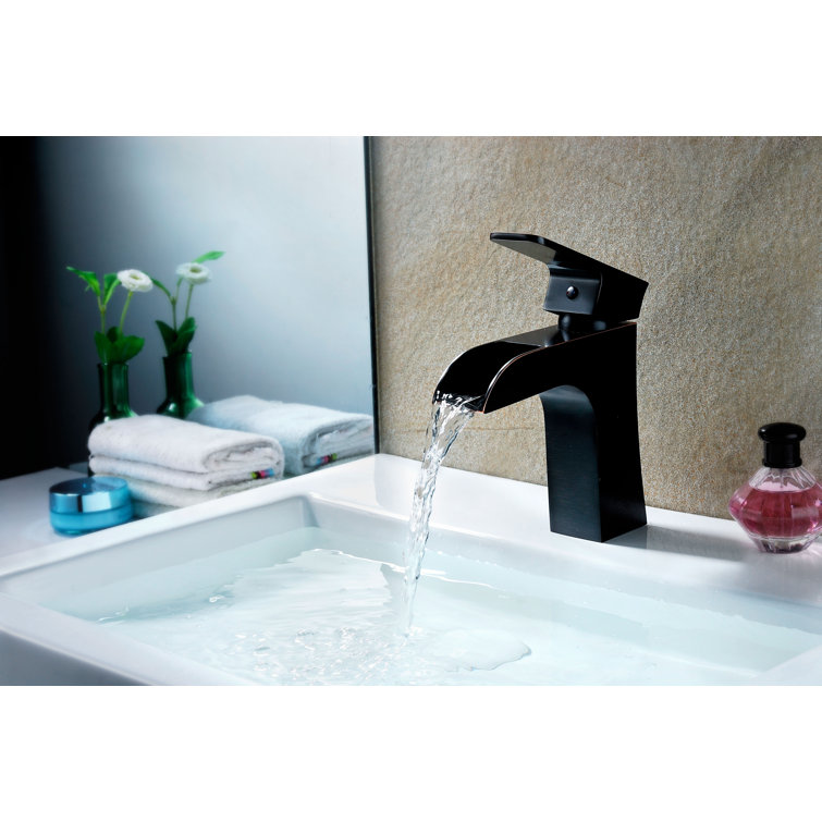 Oil Rubbed Bronze Single-Handle Bathroom Faucet