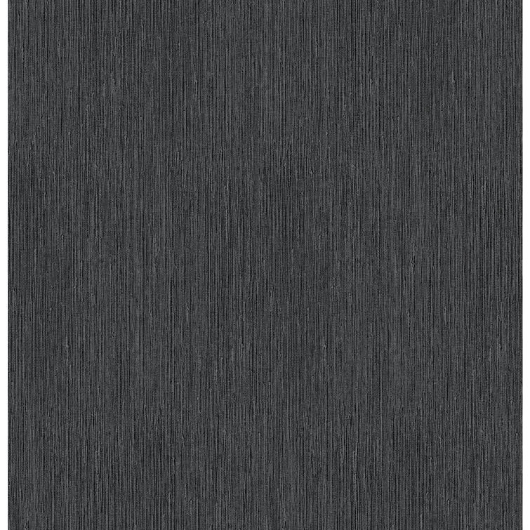 Grey 3D Embossed Grasscloth Non-pasted Wallpaper