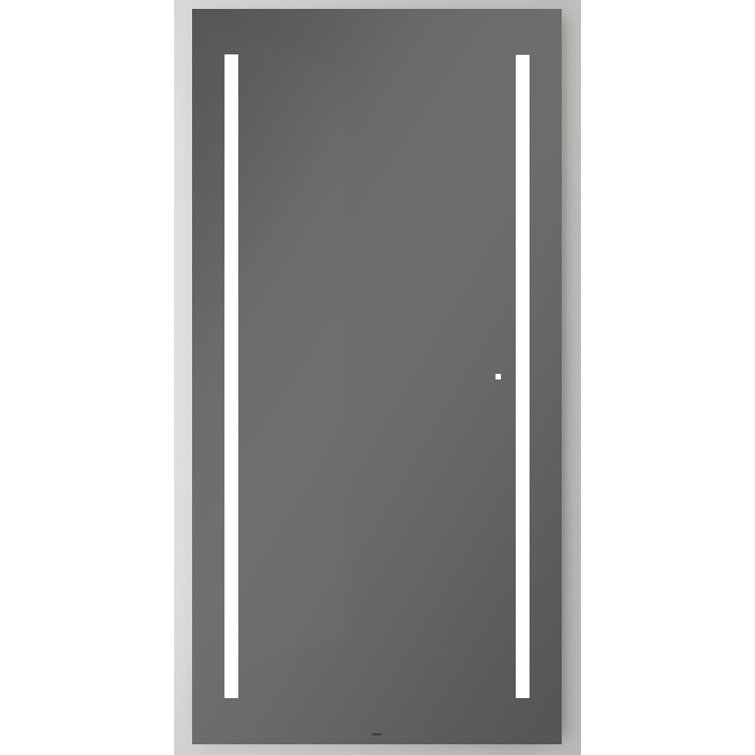 Modern Frameless Full Length Lighted Bathroom Mirror