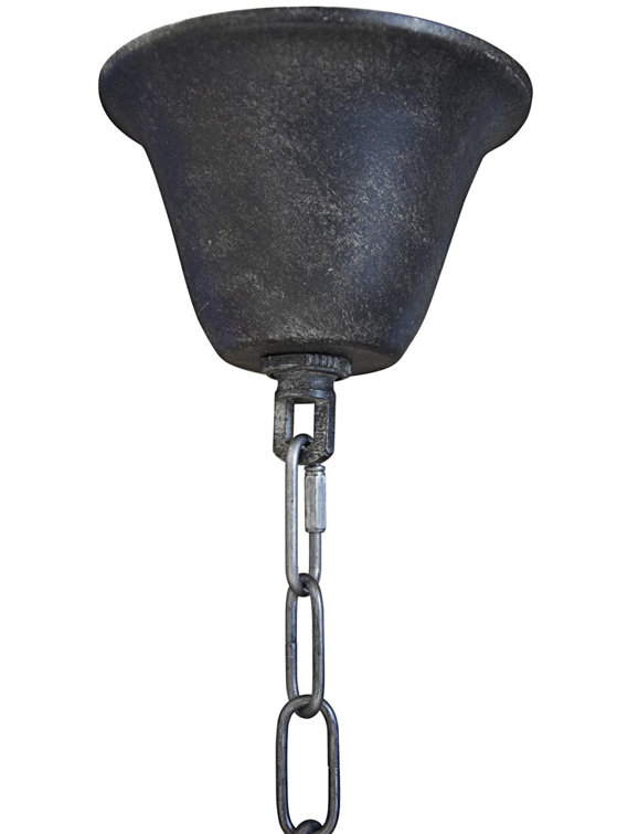 Elegant Noir Anna 4-Light Empire Chandelier with Faceted Crystals