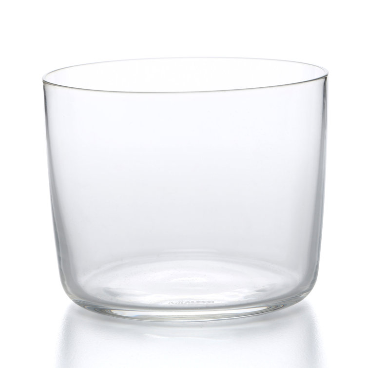 Clear Crystalline Glass Red Wine Tumbler Set