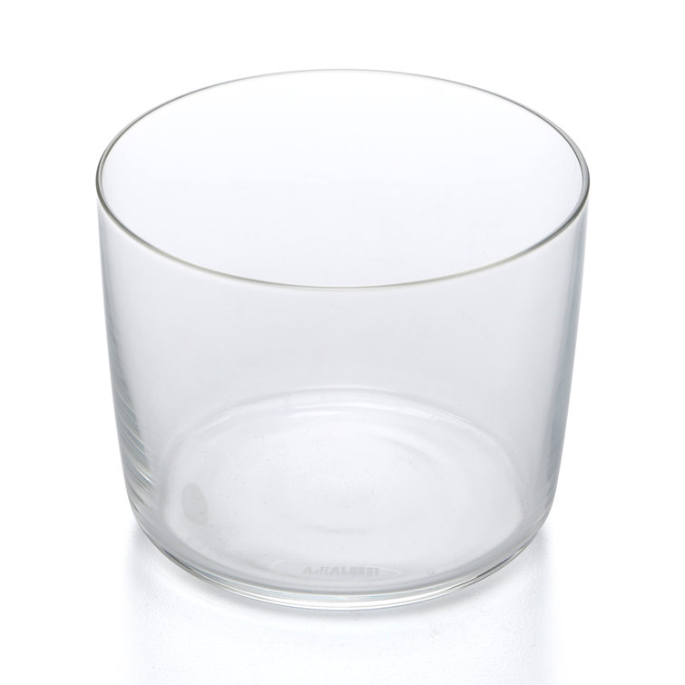 Clear Crystalline Glass Red Wine Tumbler Set