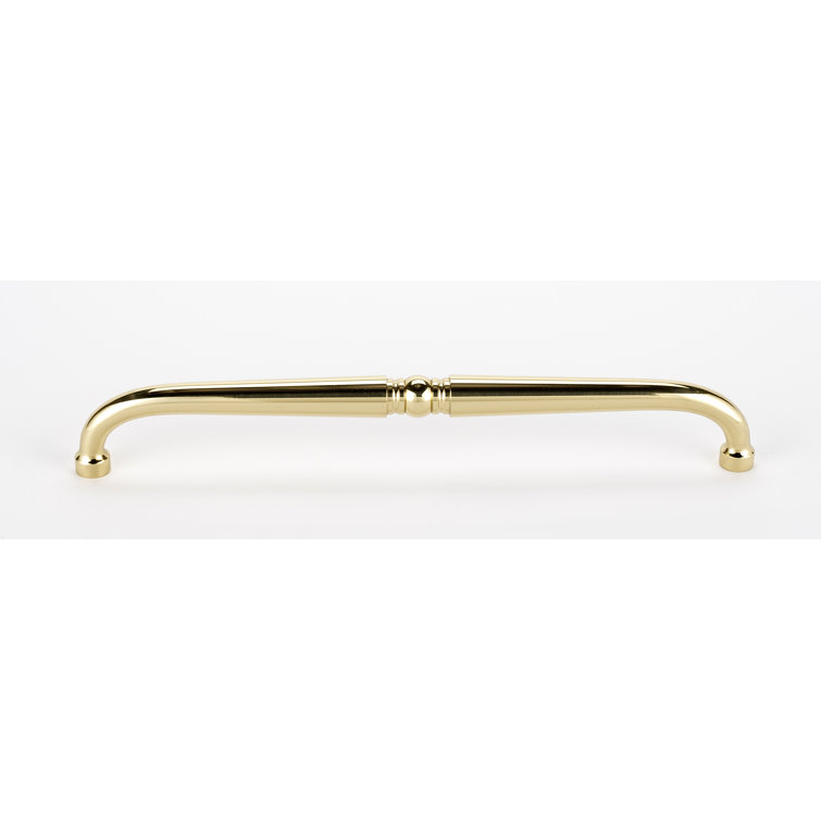 18" Polished Brass Traditional Appliance Pull with Mounting Hardware