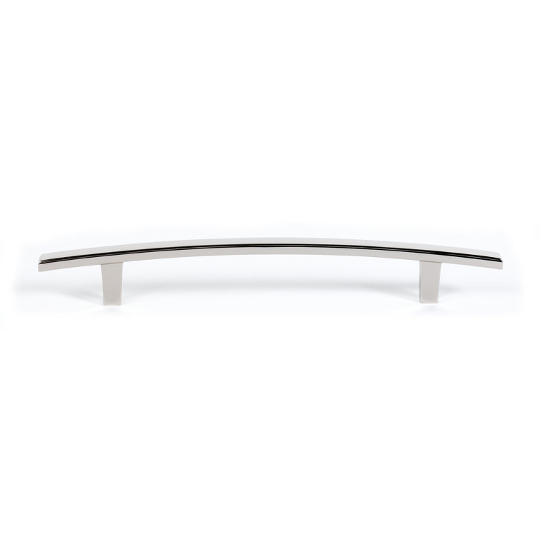6" Polished Nickel Arch Cabinet Pull with Mounting Hardware