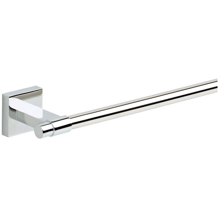 Maxted 24" Polished Chrome Wall Mounted Towel Bar