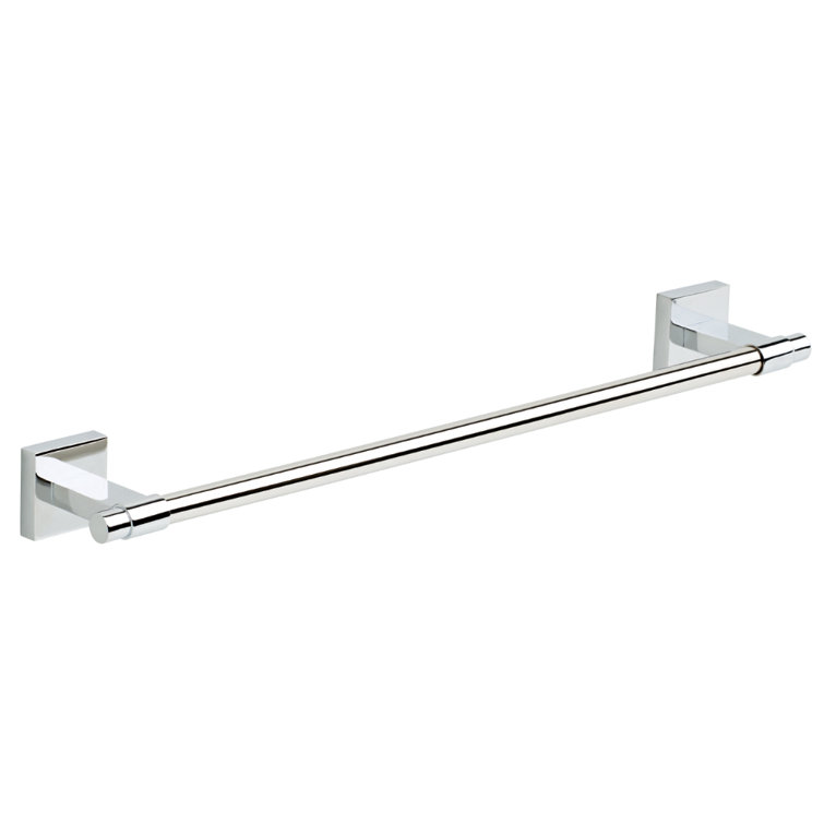 Maxted 18" Polished Chrome Wall Mounted Towel Bar