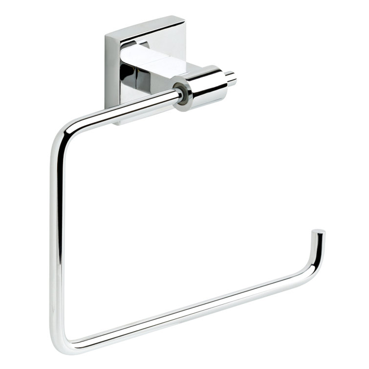 Maxted Polished Chrome Wall Mounted Towel Ring
