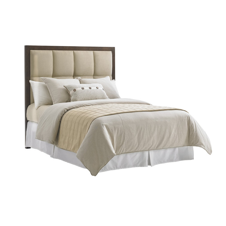 Casa Del Mar Contemporary Queen Upholstered Tufted Headboard