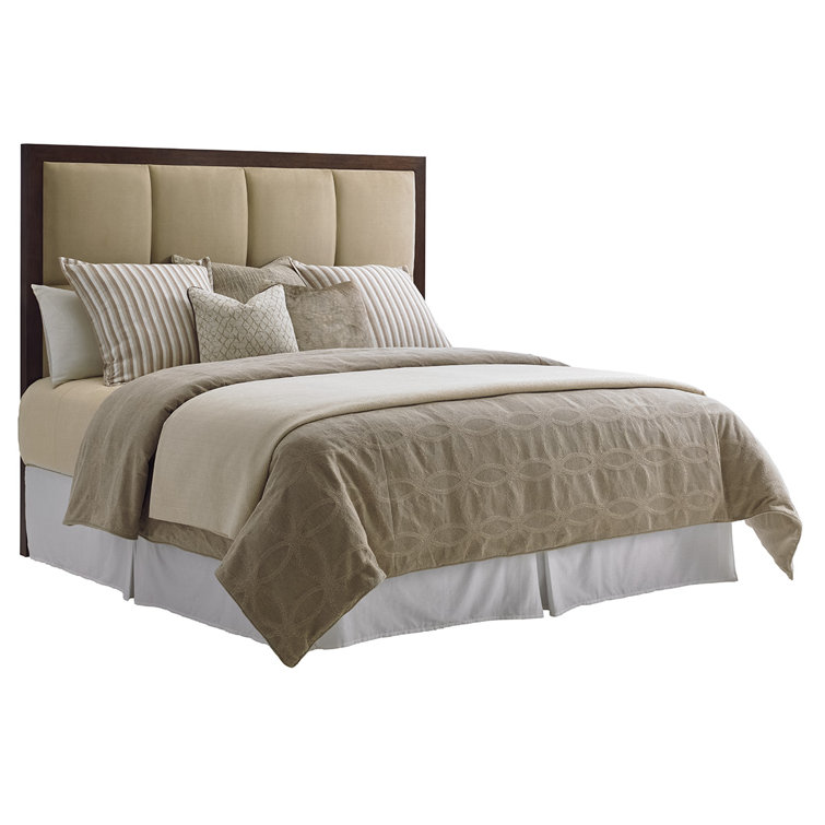 Casa Del Mar Contemporary Queen Upholstered Tufted Headboard