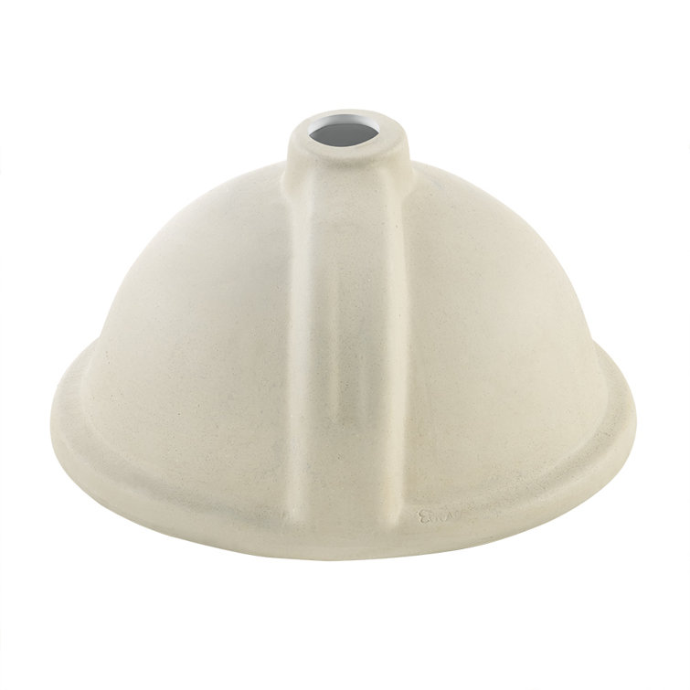 Plaisir White Ceramic 16.75" Oval Undermount Bathroom Sink