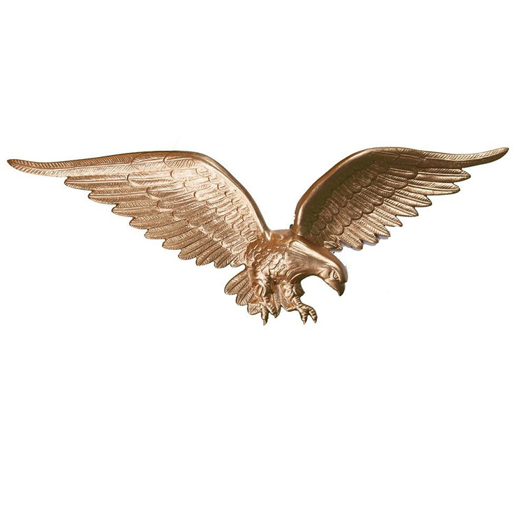 24" Aluminum Wall Eagle Décor
