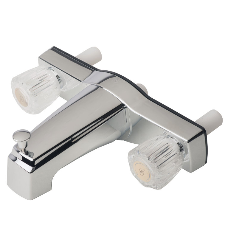Chrome Finish Mobile Home Tub Shower Diverter with Twin Handles