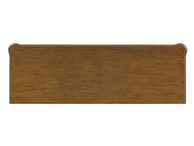 Brown Traditional Double Dresser with Nine Drawers