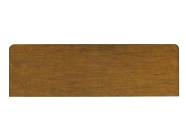 Bali Hai 72'' Brown Rattan and Bamboo Buffet with Leather Accents