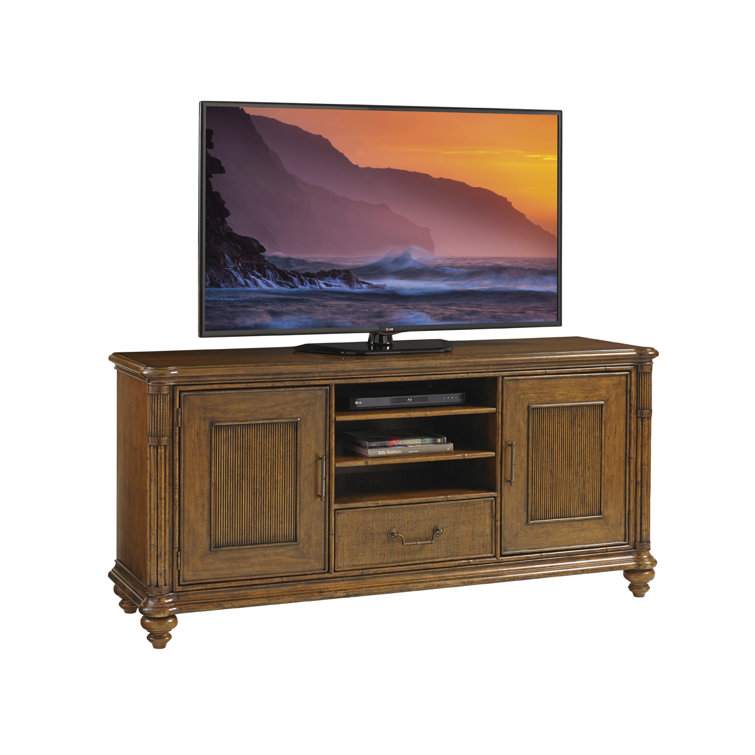 Bali Hai Pelican Cay 74" Brown Transitional Media Console