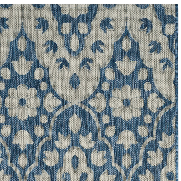 Handmade Luxe Gray Medallion Tufted Runner Rug