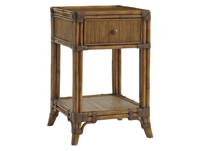 Bali Hai Del Sol 1-Drawer Natural Rattan Nightstand