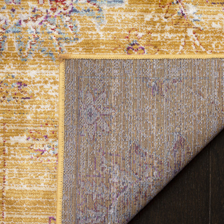 Elysian Light Blue Viscose 47" Rectangular Rug