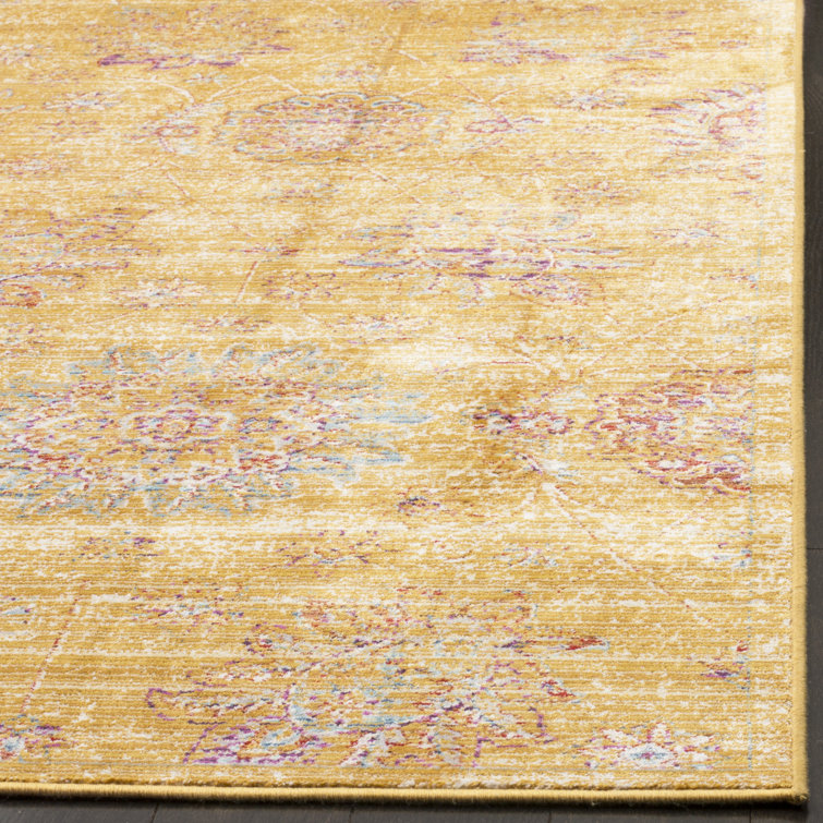 Elysian Light Blue Viscose 47" Rectangular Rug