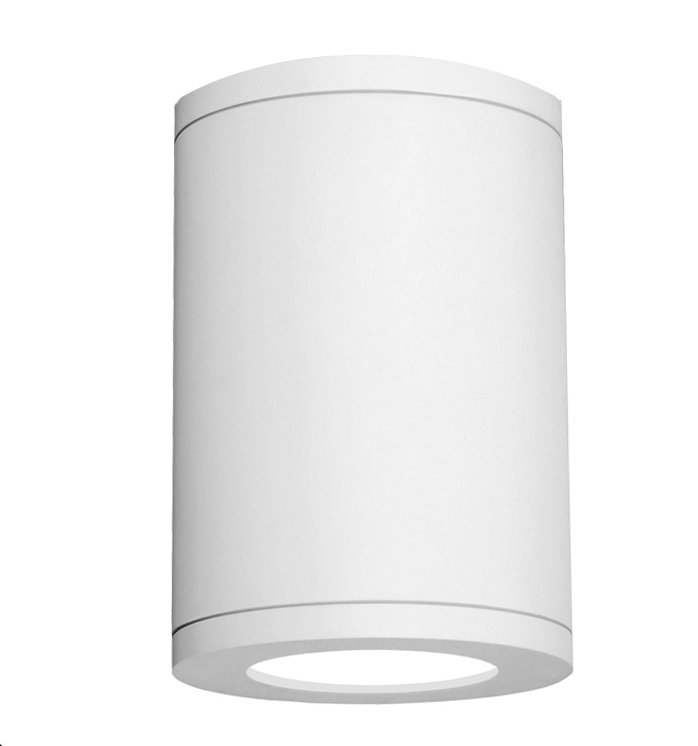 Black Aluminum 6" LED Indoor/Outdoor Flush Mount Light