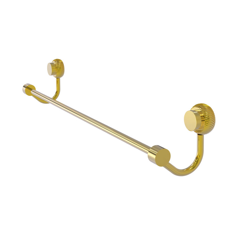 Polished Brass 25'' Wall Mounted Towel Bar
