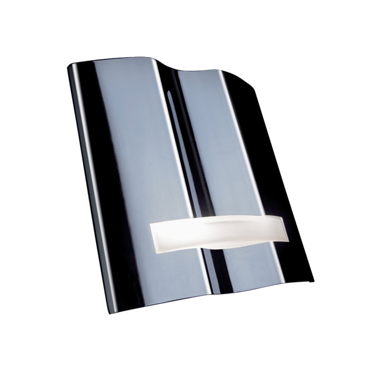 Mona Chrome 1-Light Dimmable Wall Sconce with Cream Frosted Glass