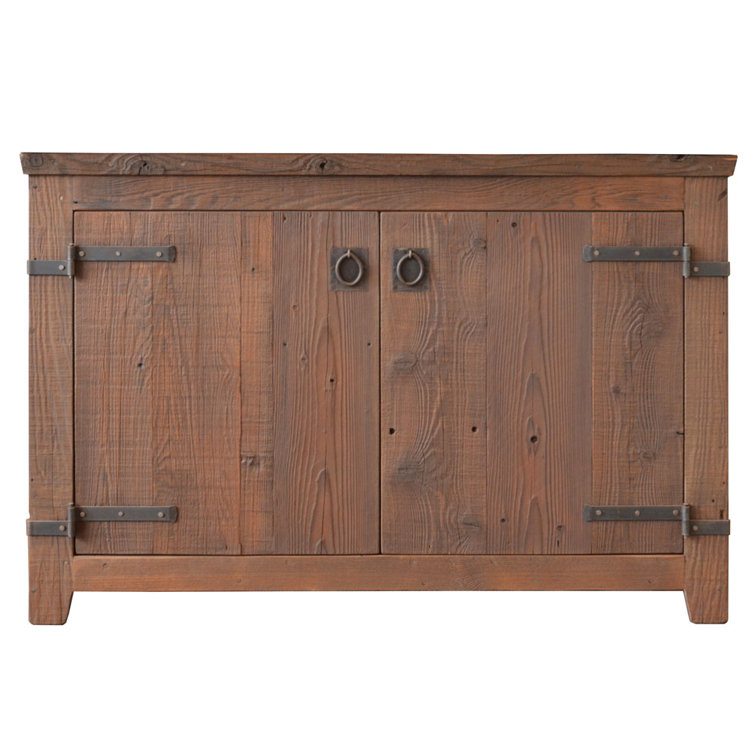 Chestnut Solid Wood 48" Freestanding Vanity Base