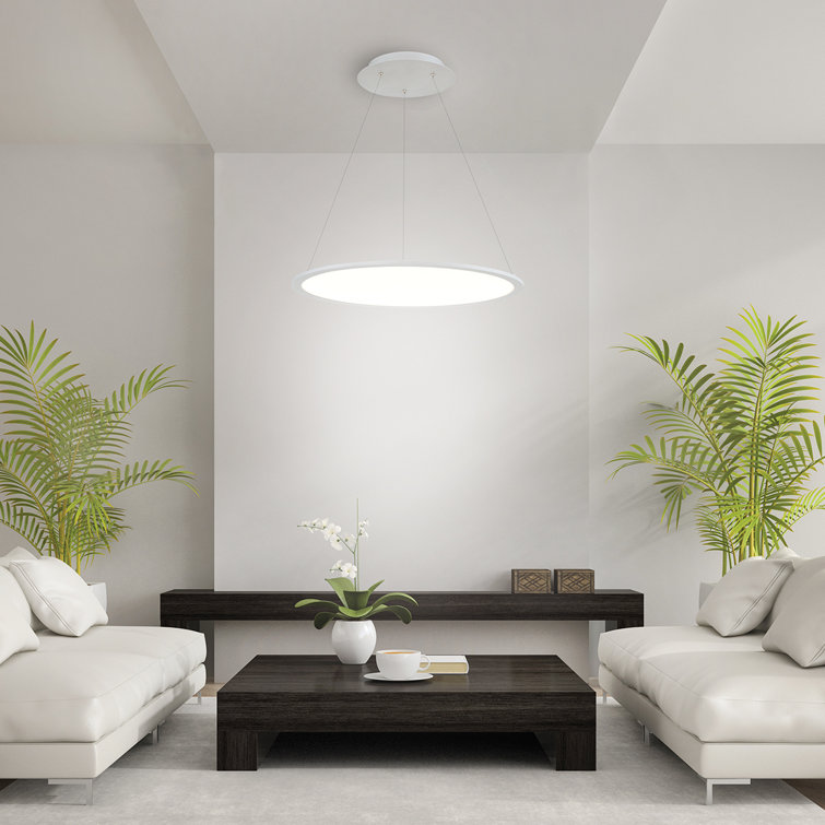 Titanium Glass LED Indoor/Outdoor Pendant Light