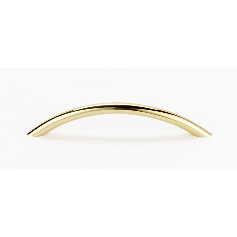 Polished Brass 5" Modern Arch Cabinet Pull