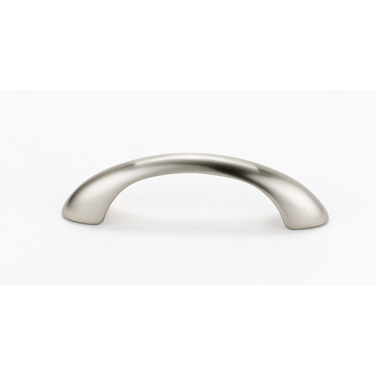 Satin Nickel 3" Arch Cabinet Pull with Mounting Hardware